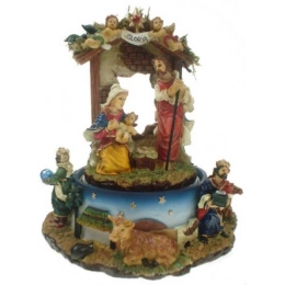 ROUNDABOUT NATIVITY SCENE - h=130 mm