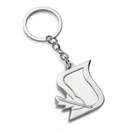 KEYCHAIN LAUREL - WITH ALUMINIUM PLATE