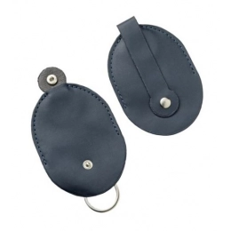 BLUE LEATHER BELT KEYCHAIN