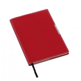 NOTEBOOK RED WITH PLATE 5 mm / 80 PAGES