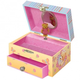 Музыкальная шкатулка с плюшевыми мишками