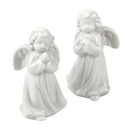 SET 2 pcs PORCELAIN ANGELS - h 98mm
