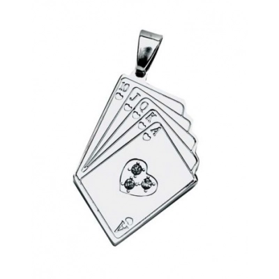 
                                            PENDANT STEEL PLAYING CARDS
                                            