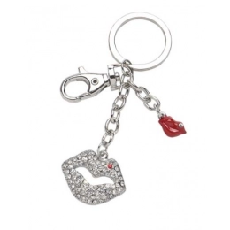 KEYCHAIN LIPS WITH STRASS - NO BOX