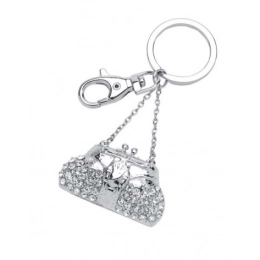 KEYCHAIN BAG WITH STRASS - NO BOX