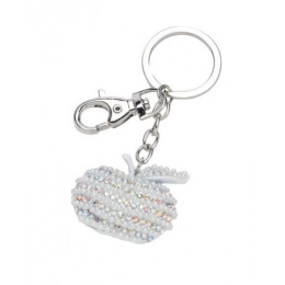KEYCHAIN APPLE WITH STRASS - NO BOX