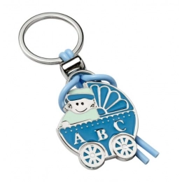 KEYCHAIN PRAM- Baby boy - NO BOX