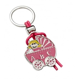 KEYCHAIN PRAM- Baby girl - NO BOX