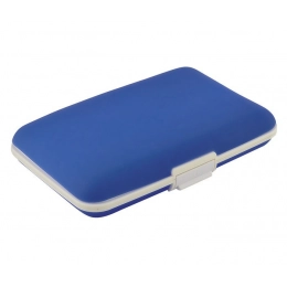 BUSINESS CARD CASE SILICON BLUE