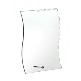 GLASS  W/BUILT IN STAND 92X120 TH=4 mm