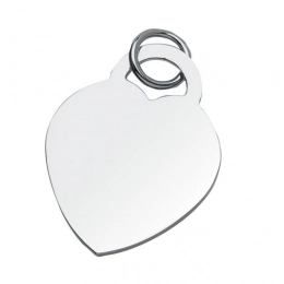 PENDANT CHARMS HEART - 27x35 mm