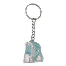 KEYCHAIN  BACKPACK LIGHT BLUE- NO BOX