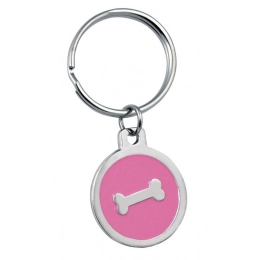 PENDANT PINK BONE - D=32 mm