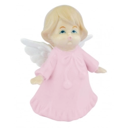 Керамический ангелочек розовый 6.5*5.2*9.9