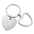KEY CHAIN DOUBLE HEART - NO BOX
