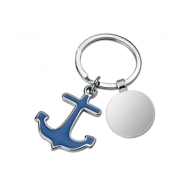 KEYCHAIN ANCHOR BLUE