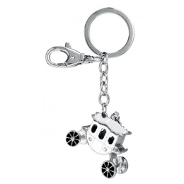 KEY CHAIN CARRIAGE WITCH WHITE - NO BOX