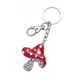 KEY CHAIN RED MUSHROOM - NO BOX
