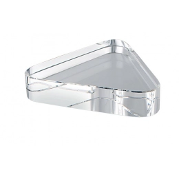 PAPERWEIGHT TRIANGULAR WHITE mm80x70 h19