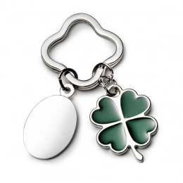 KEY CHAIN FOUR-LEAF CLOVER - NO BOX