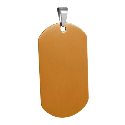 
                                            MARINES IDENTITY TAG ALUMINIUM GOLD
                                            