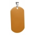 MARINES IDENTITY TAG ALUMINIUM GOLD