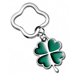 KEY CHAIN FOUR-LEAVE CLOVER-NO PLATE