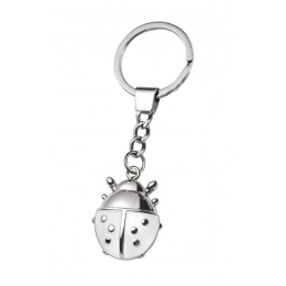 KEY CHAIN LADYBIRD WHITE - NO BOX