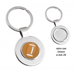 KEY CHAIN RUGBY WITH HOLLOW