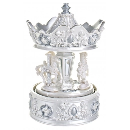 ROUNDABOUT ANGELS WHITE/SILV.-h=170mm