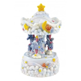 ROUNDABOUT UNICORNS LIGHT BLUE