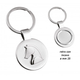 KEYCHAIN WITH HORSE - HOLLOW