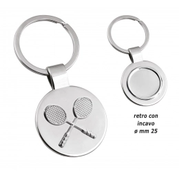 KEYCHAIN - DECORATION TENNIS  HOLLOW