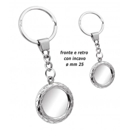 KEY CHAIN LAUREL DOUBLE HOLLOW DIAM.25