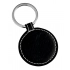 Брелок круглый из черной кожи Брелок круглый из черной кожи