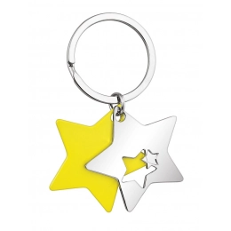 KEYCHAIN TWO PLATES STAR