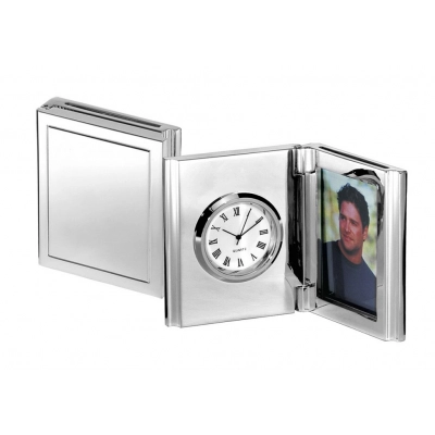
                                            DESK CLOCK PHOTO FRAME - 50 x h65 mm
                                            