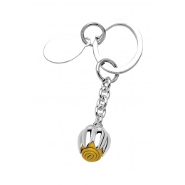 KEYRING  - YELLOW TULIP