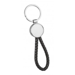 KEY RING WITH HOLLOW BLACK