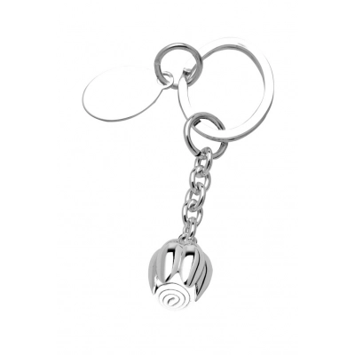 
                                            KEYRING  - WHITE TULIP
                                            