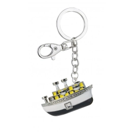 KEY CHAIN SHIP WITH STRASS - NO BOX