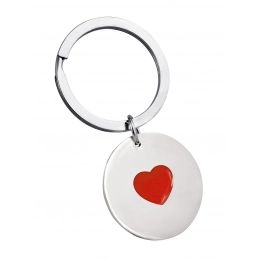 PENDANT ROUND HEART - D=25 mm
