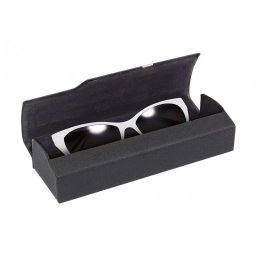 GLASSES CASE BLACK - BLACK INSIDE