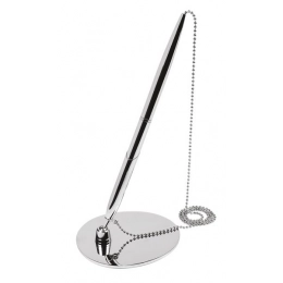 METAL PEN STAND OVAL BASE