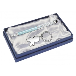 SET BALLPOINT PEN and KEY CHAIN- BOY