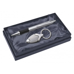 SET BALLPOINT AND KEYCHAIN - MATT