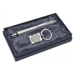 SET BALLPOINT AND KEYCHAIN - MATT