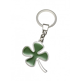 KEY CHAIN FOUR-LEAF CLOVER GREEN -no box