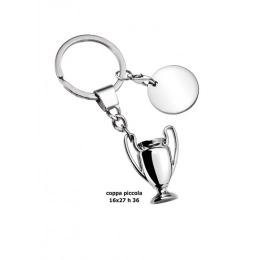 METAL KEYRING MINI TROPHY WITH COIN