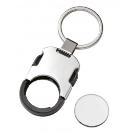 KEYCHAIN TROLLEY COIN CLICK